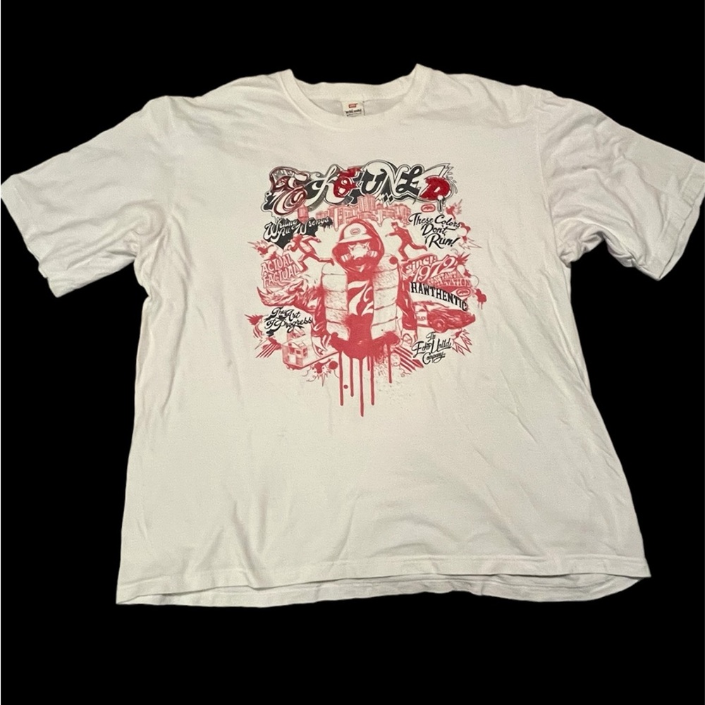 Vintage Echo Unltd white shirt Y2K